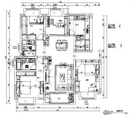 [江苏]简美主义住宅设计施工图（附效果图）