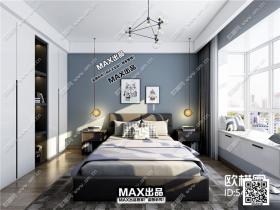 现代卧室3Dmax模型 (35)
