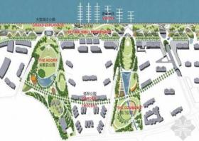[上海]优美线型滨江弧形公园景观设计方案（国外设计所)