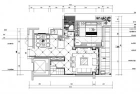欧式风格复式别墅住宅施工图设计