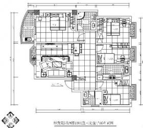 四室两厅装修图纸（含效果图）