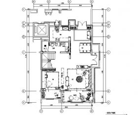 [山东]建邦原香溪谷上跃户型样板间设计施工图（附效果图...