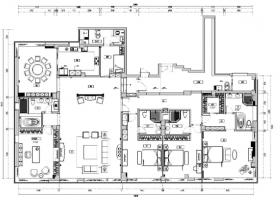 欧式风格豪华家装设计完整施工图设计+实景