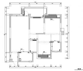 高雅美式风格住宅设计施工图（附效果图）