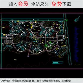 某大学总平面图 CAD