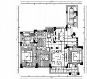 [江苏]托斯卡纳风情奢华欧式风格170平三居室装修室内设...