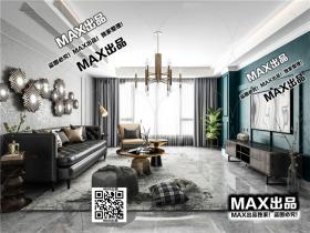 现代客厅3Dmax模型 (29)