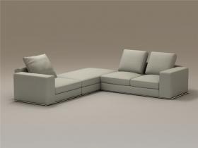 单个现代简约沙发3Dmax模型 (55)