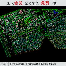 碧桂园小区规划与户型平面CAD