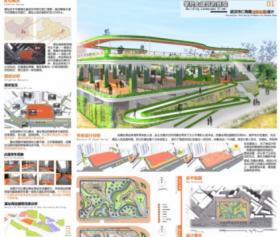 攀爬上建筑的景观——武汉市仁寿路立体公园设计