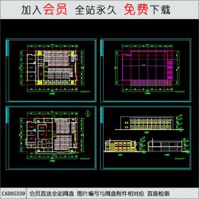 食堂建筑设计图 CAD