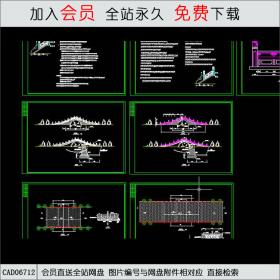 古典石桥建筑图纸CAD