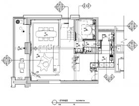 鸿壹方中心玖誉6C户型住宅设计施工图（附效果图+物料书...