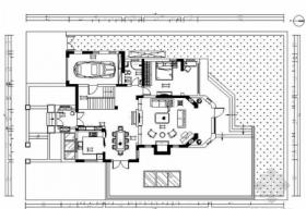 [北京]滨河花园城市欧式两层别墅装修施工图