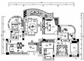 [广州]130㎡四室两厅室内装修图