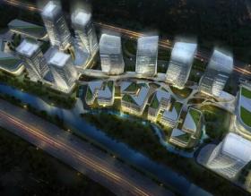 [江苏]花桥互联金融产业园建筑设计方案文本（AECOM设计...