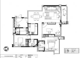 福州海润金山B型样板房室内设计施工图