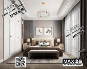 现代卧室3Dmax模型 (10)