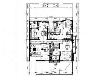 [山东]高贵典雅清新风格别墅样板间室内装修施工图（含实...