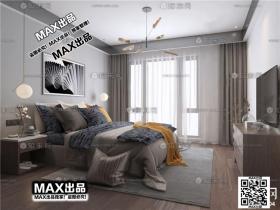 现代卧室3Dmax模型 (26)