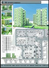 城市组团式建筑公寓设计