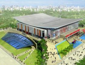 奥运会摔跤馆(某农业大学体育馆)建筑参选方案设计