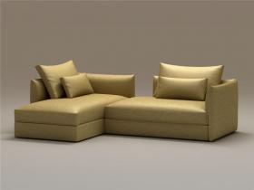 单个现代简约沙发3Dmax模型 (30)