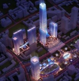[甘肃]289米超高层城市综合体建筑设计方案文本