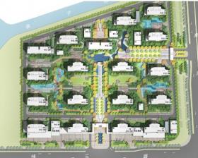 [浙江]新中式风格嘉善住宅景观设计文本