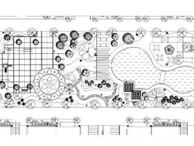 36套屋顶花园景观CAD平面图（各类型的屋顶花园）11-2...