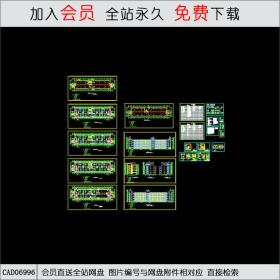 某技术学院教学楼施工图CAD