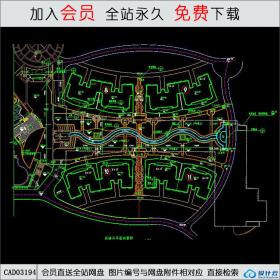 小区内部环境设计CAD