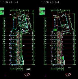 020 某三层幼儿园建筑方案图（CAD）