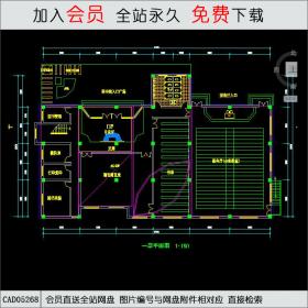 四层中学图书馆设计CAD