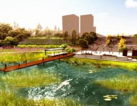 [山西]滨河崖壁生态立体化湿地公园景观设计方案