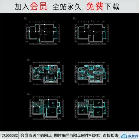 室内空间布置图CAD