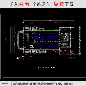 农场超市底层平面布置图CAD