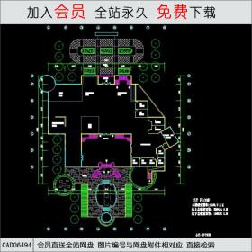 商业会所设计CAD施工图