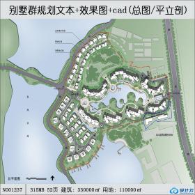 英式别墅区小区规划建筑方案设计山地居住区总图cad户型...