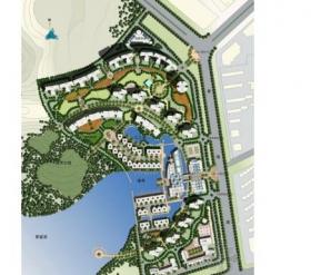 [深圳]意大利风情滨水居住小区规划设计方案
