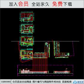 多层商业综合体CAD