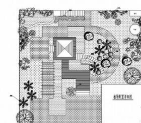 屋顶花园景观工程施工图