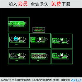 休闲中心平面布置图. CAD