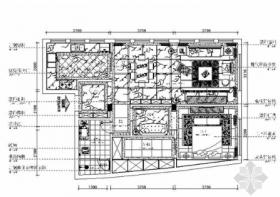 [重庆]恬静黑白灰200平现代风格三居室室内装修施工图（...