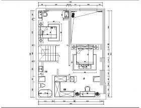 [内蒙古]加州风样板间设计施工图（附效果图）