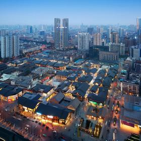 TU03008现代中式太古里成都远洋su模型cad施工图+效果图+实景图