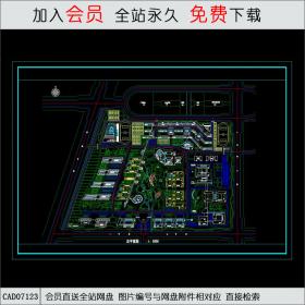 某大学规划投标方案cad