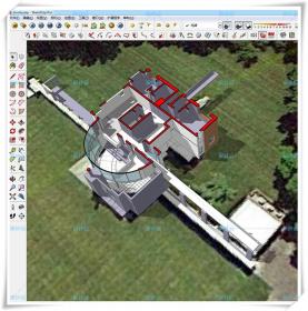 TU00905Grotta House su模型 cad 3D图 理查德 迈耶 Richard Meier