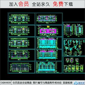CAD04829 32层高层住宅建筑.dwg