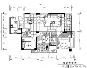 [福建]现代风格样板房设计施工图（含效果图）